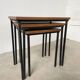 Tables gigogne teck moderniste années 50