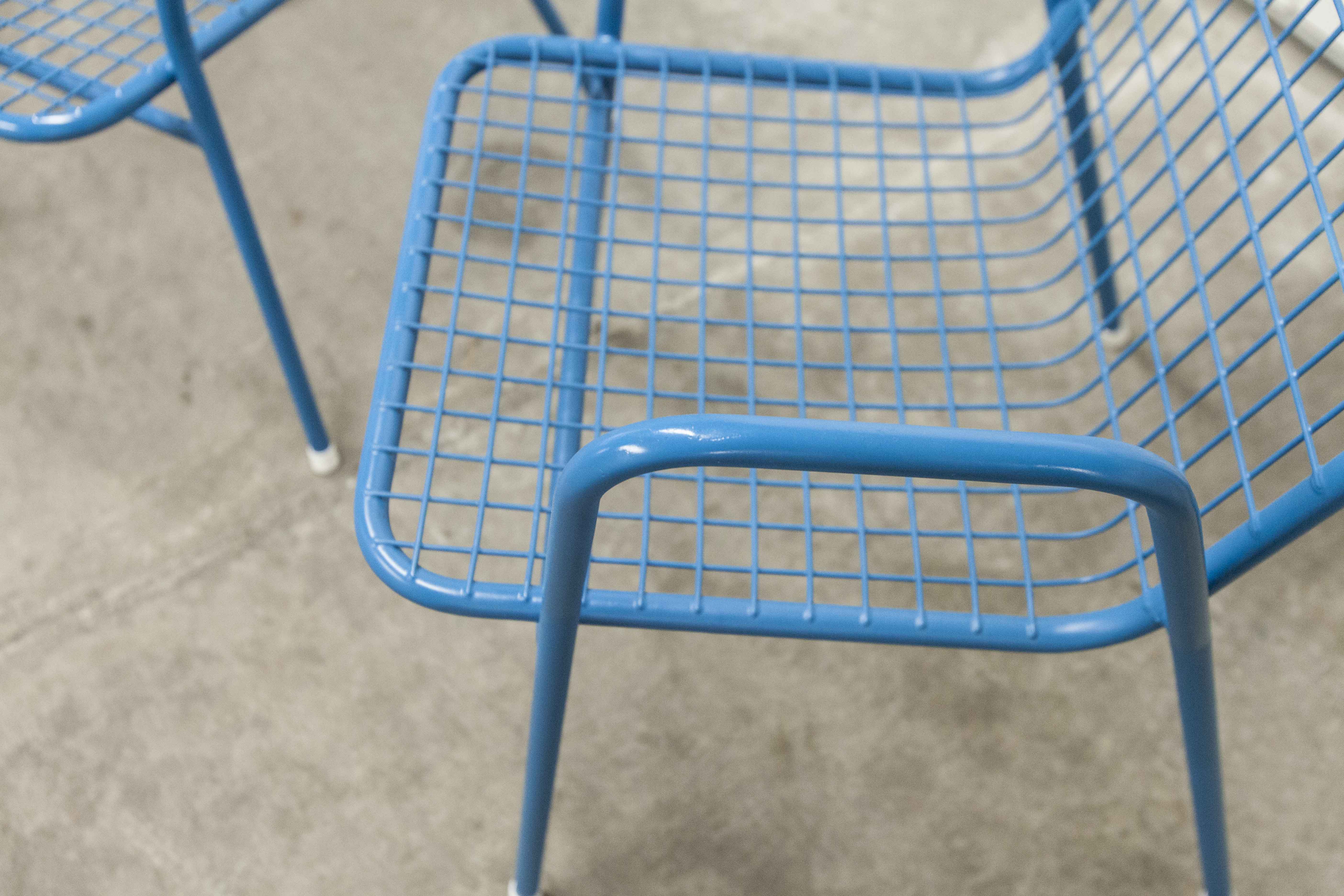 Pair Emu armchairs model rio restored 1960