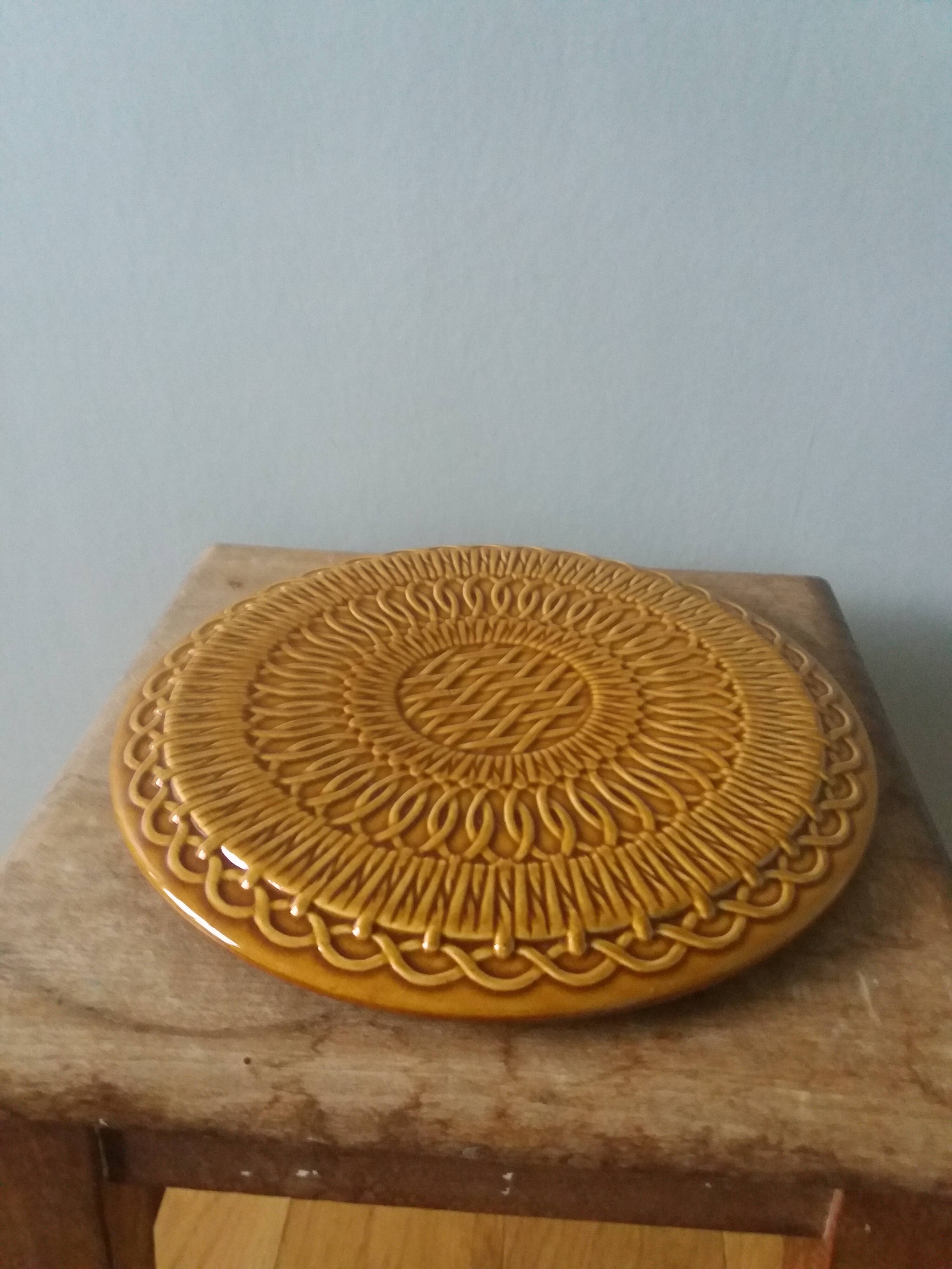 Gien Val d'Or braided effect slip tray