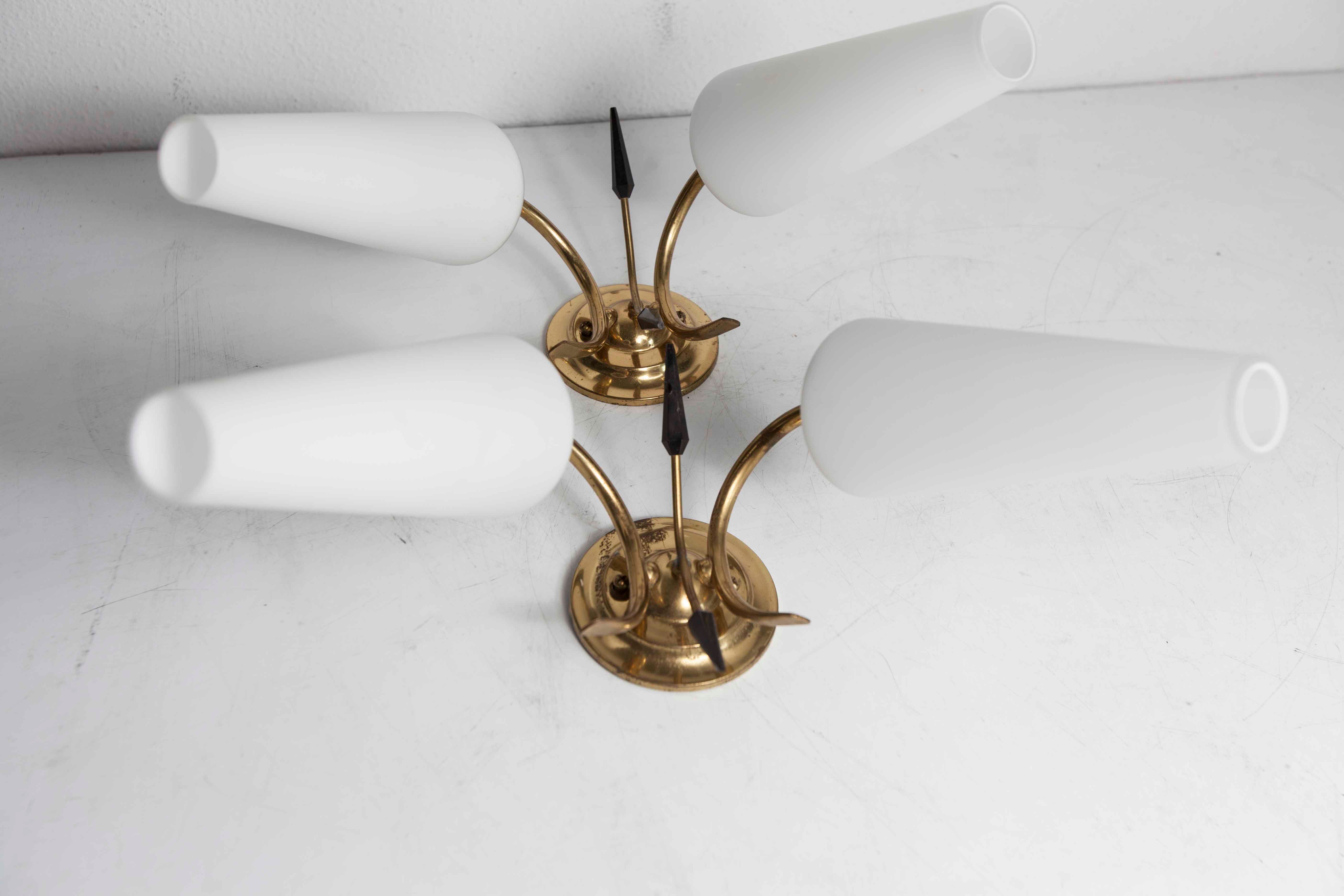 Pair of wall lamps 1960
