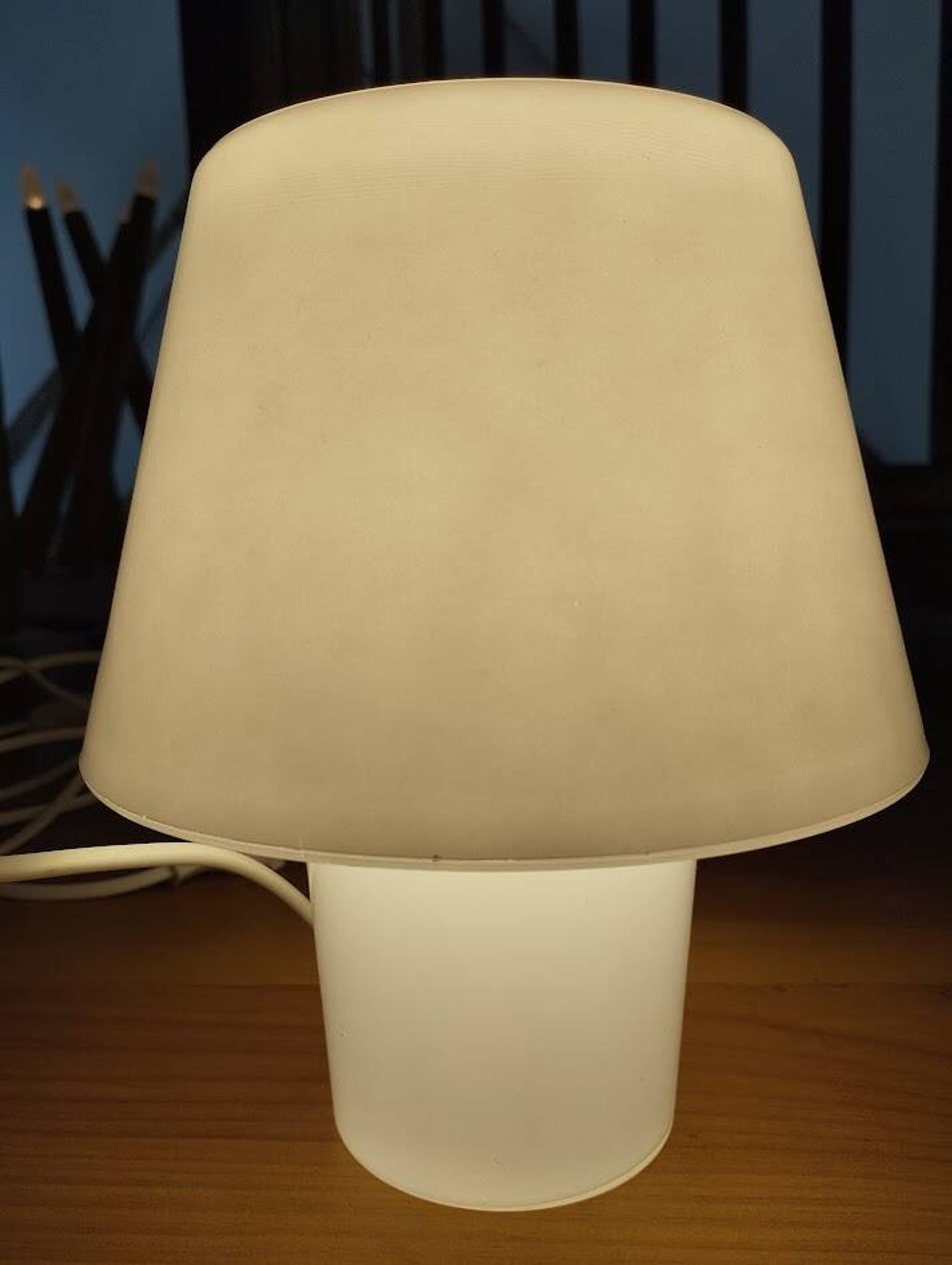 Lampe ikea gavik – blanche – design scandinave