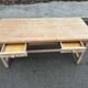Renovated farmhouse dining table in solid wood 160cm XXth century