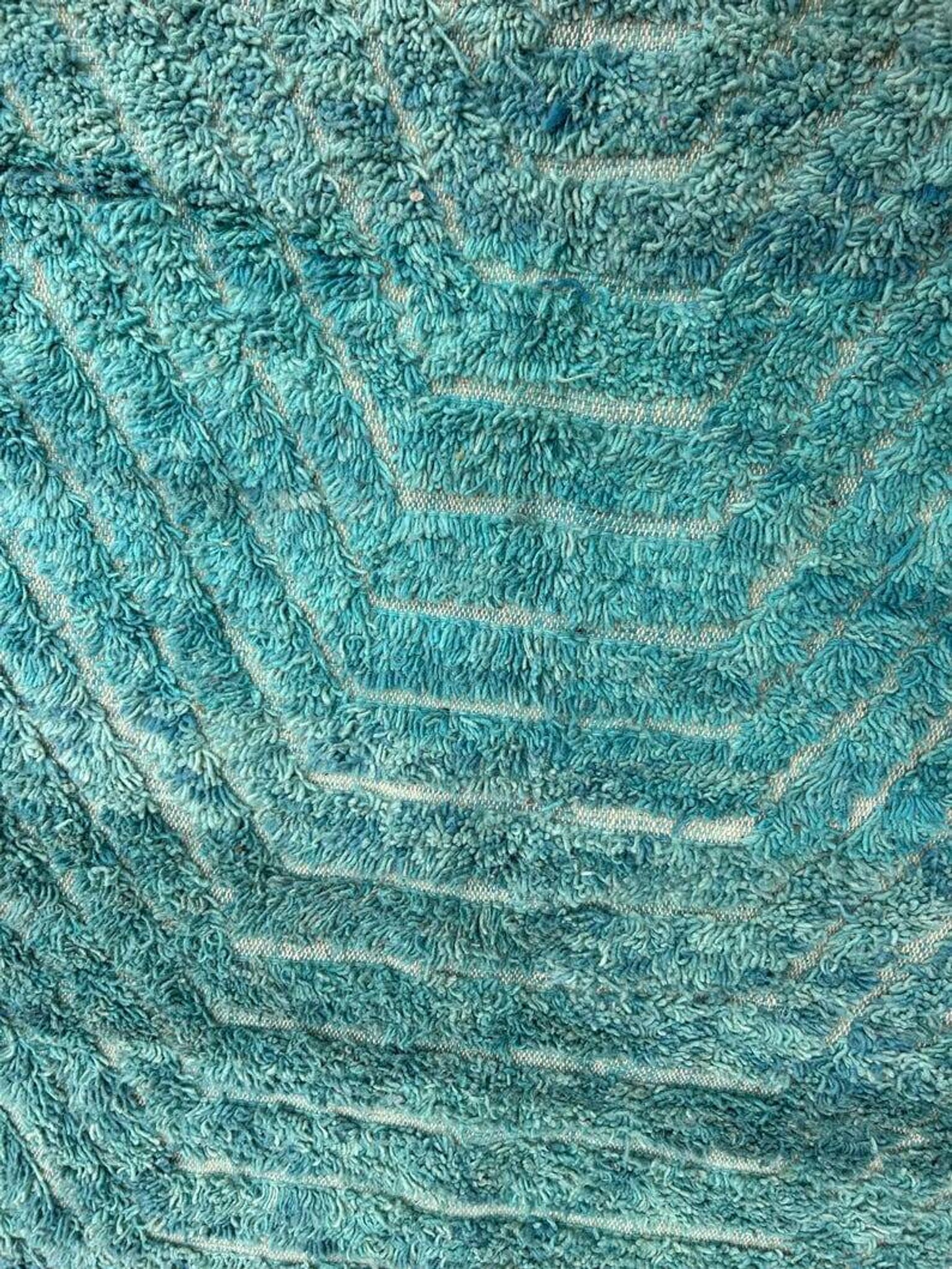 Custom-made traditional pure wool carpet blue 1.6/2.5 m