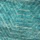 Tapis en laine pure sur mesure artisanale traditionnelle bleu 1,6/2,5 m