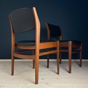 Mid-century dining chair set, Italy, 1970s