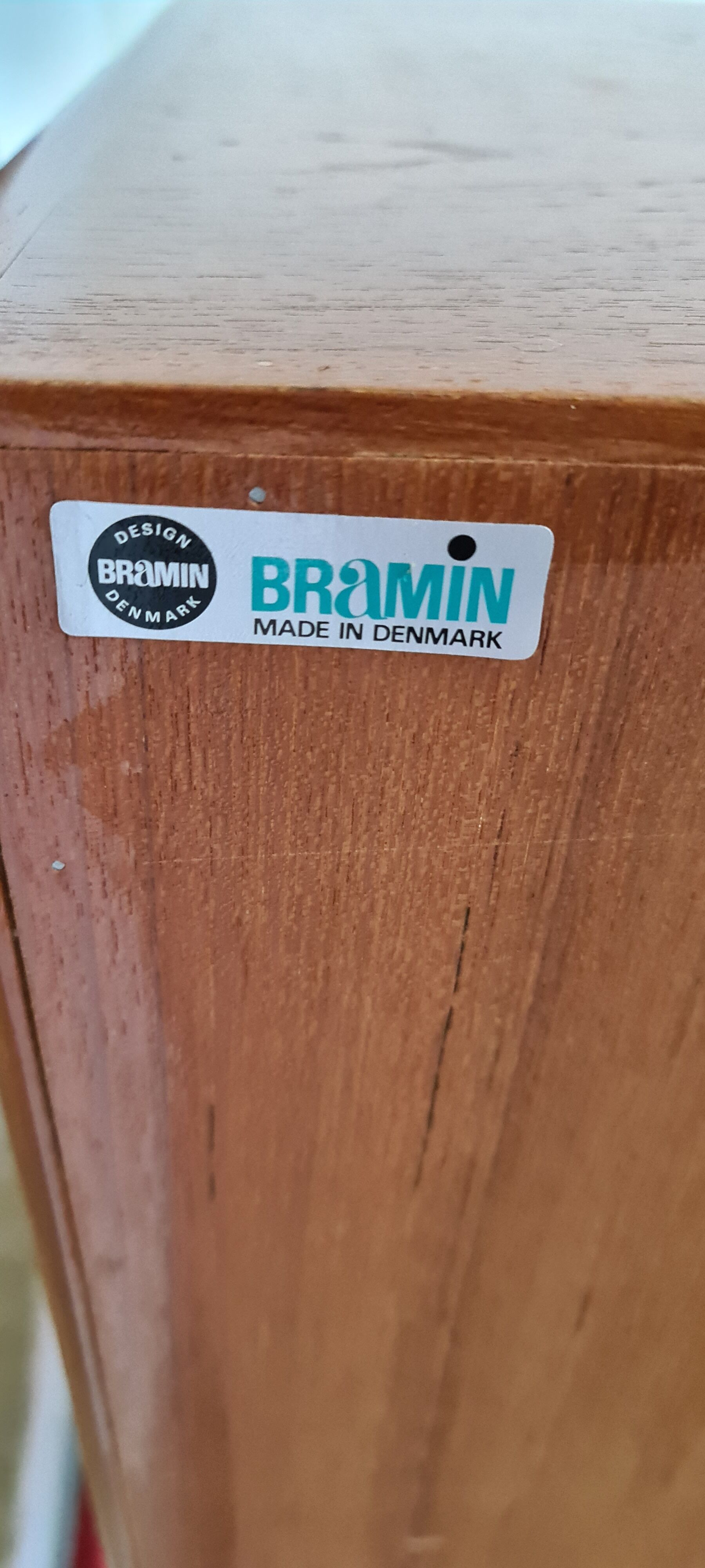 Vintage Danish design teak sideboard by Bramin