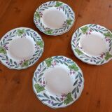 4 salad plates, dessert Fortebraccio Italy
