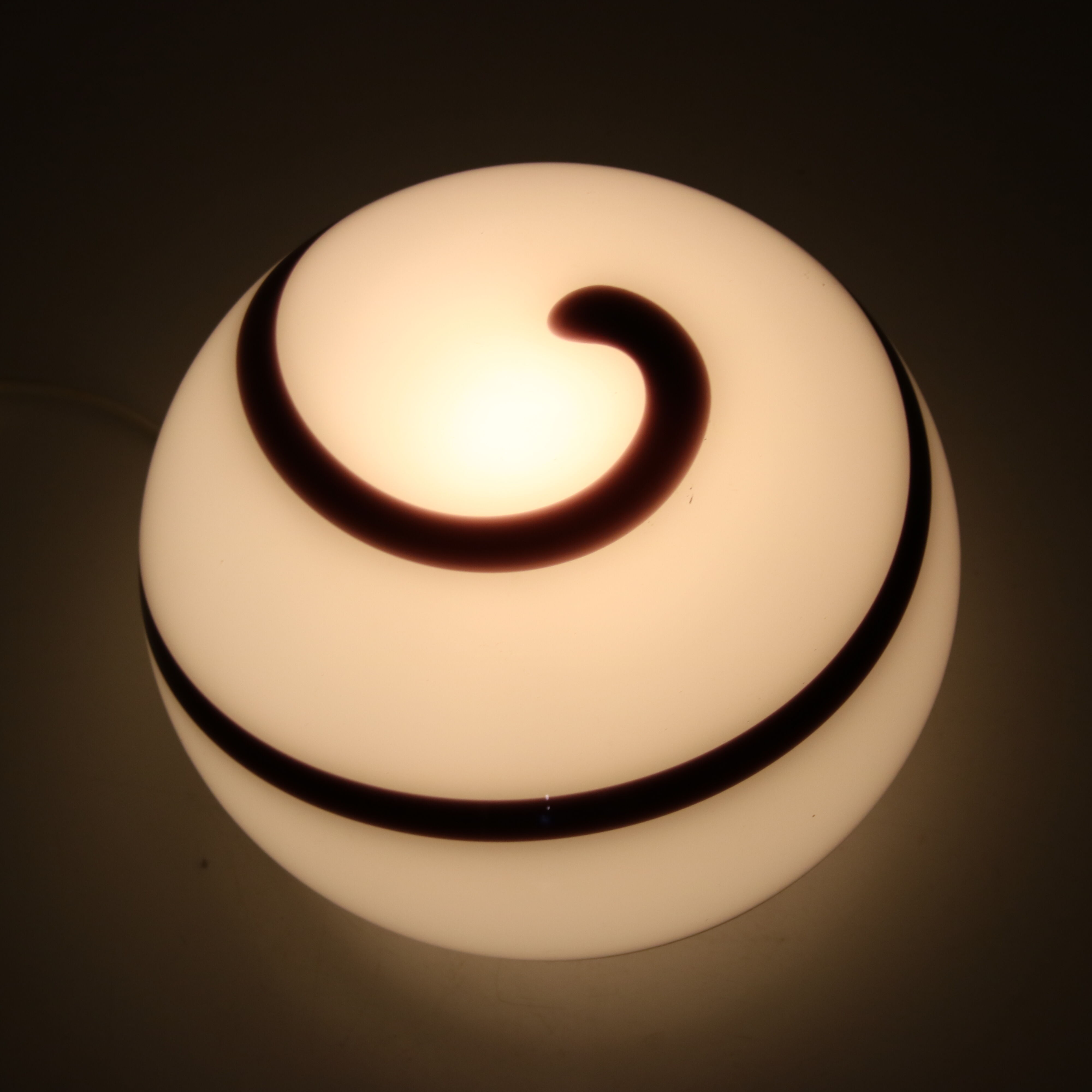 1990s Murano glass table lamp by Ilu Di Vetro, Italy