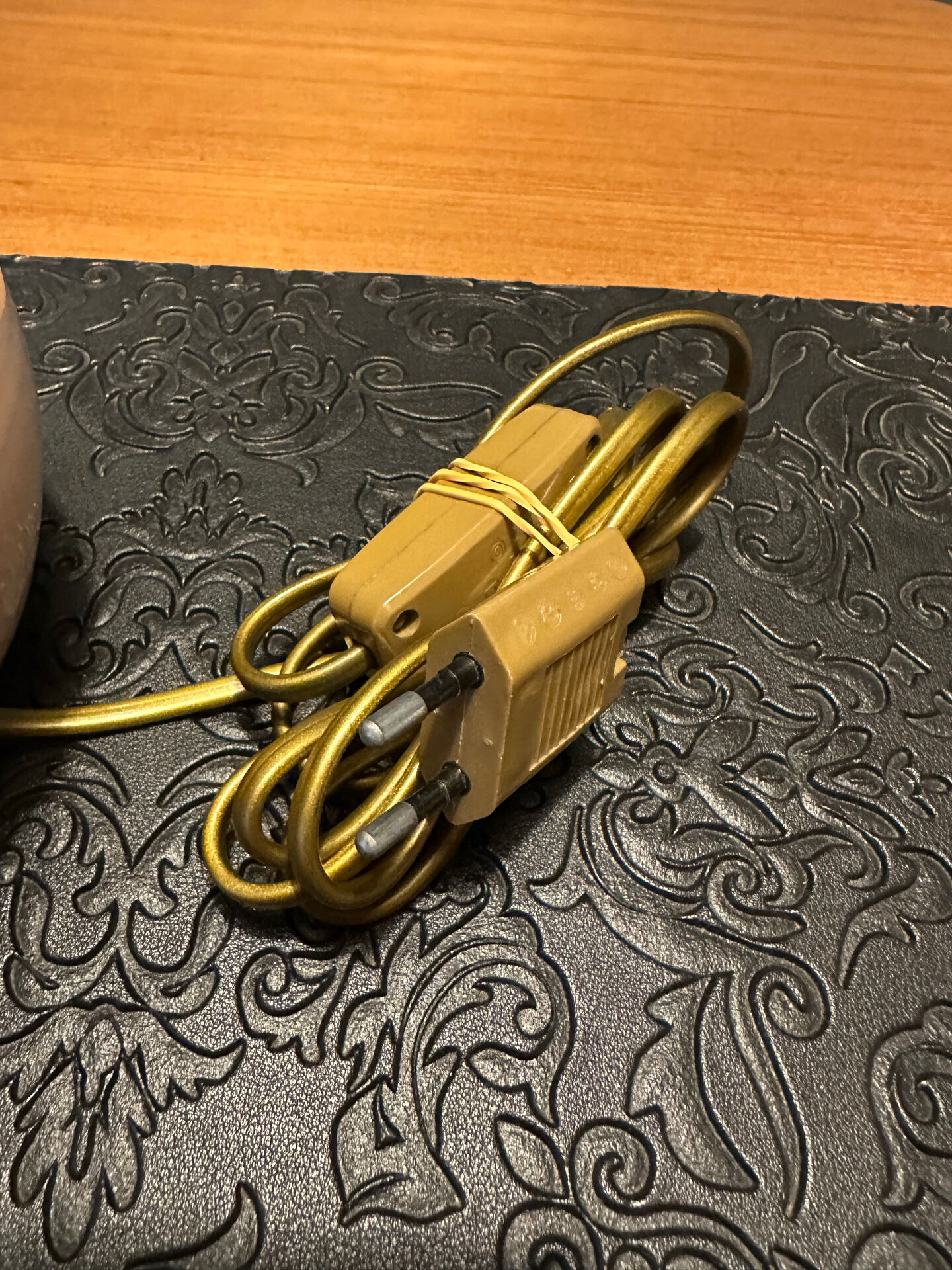Pied de la lampe en céramique estampillé Duriez