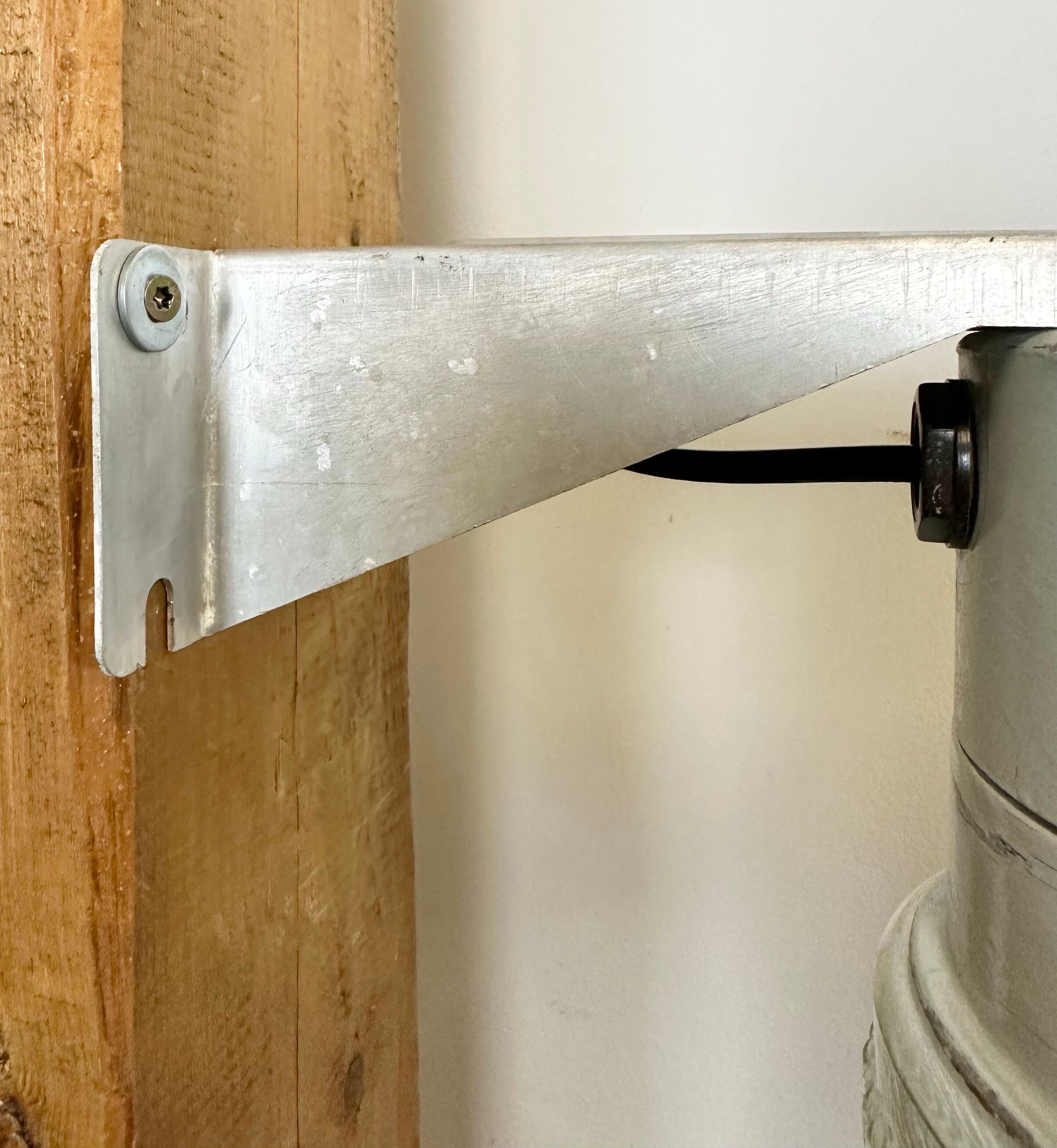 Industrial Aluminium Wall Light with Ribbed Glass from Elektrosvit, 1970s