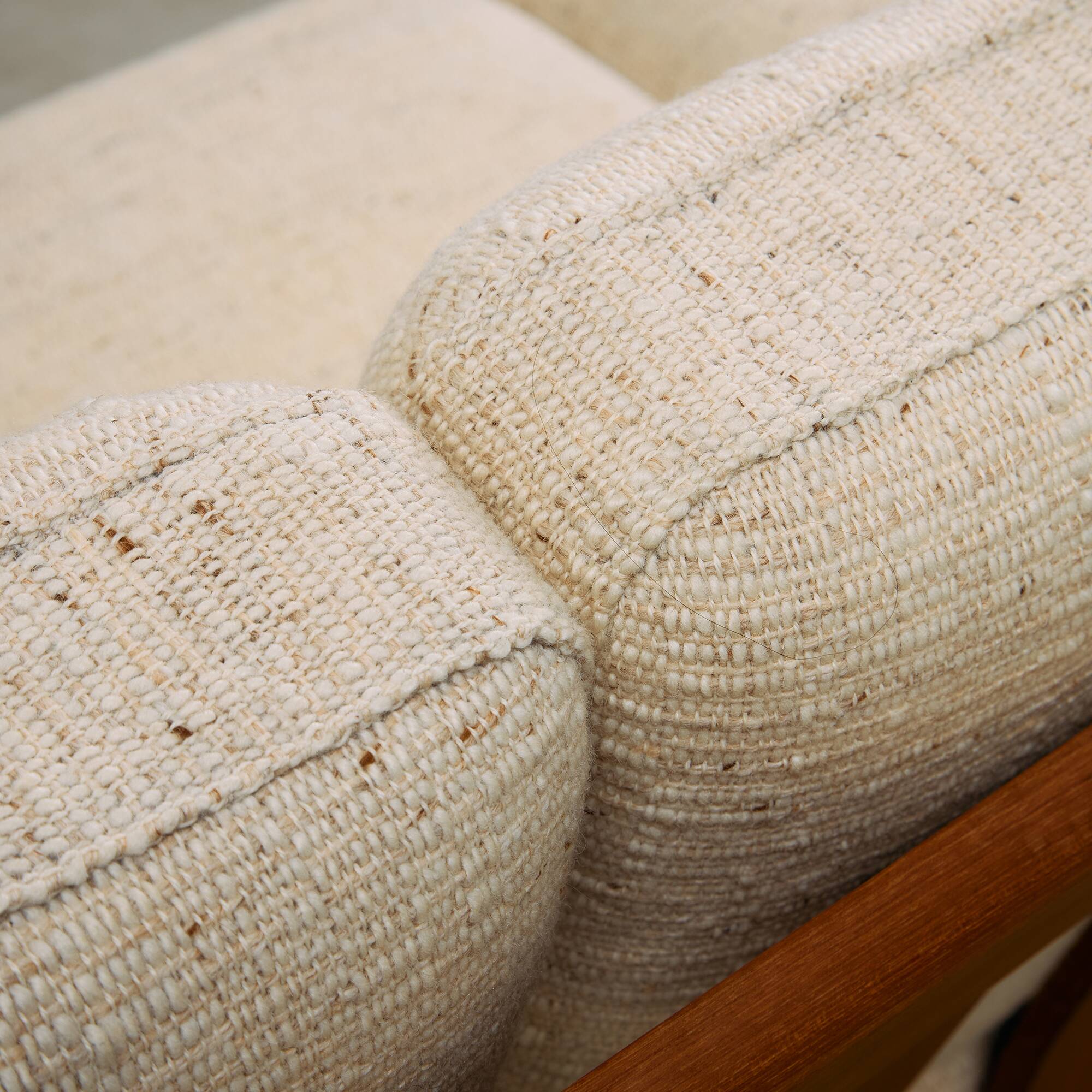 Dyrlund Three-Seater Sofa in Solid Teak