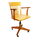 Stoll Giroflex wooden workshop chair