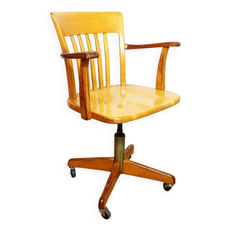 Stoll Giroflex wooden workshop chair
