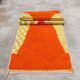 Handwoven coloured wool rug, 300 x 95 cm - R310