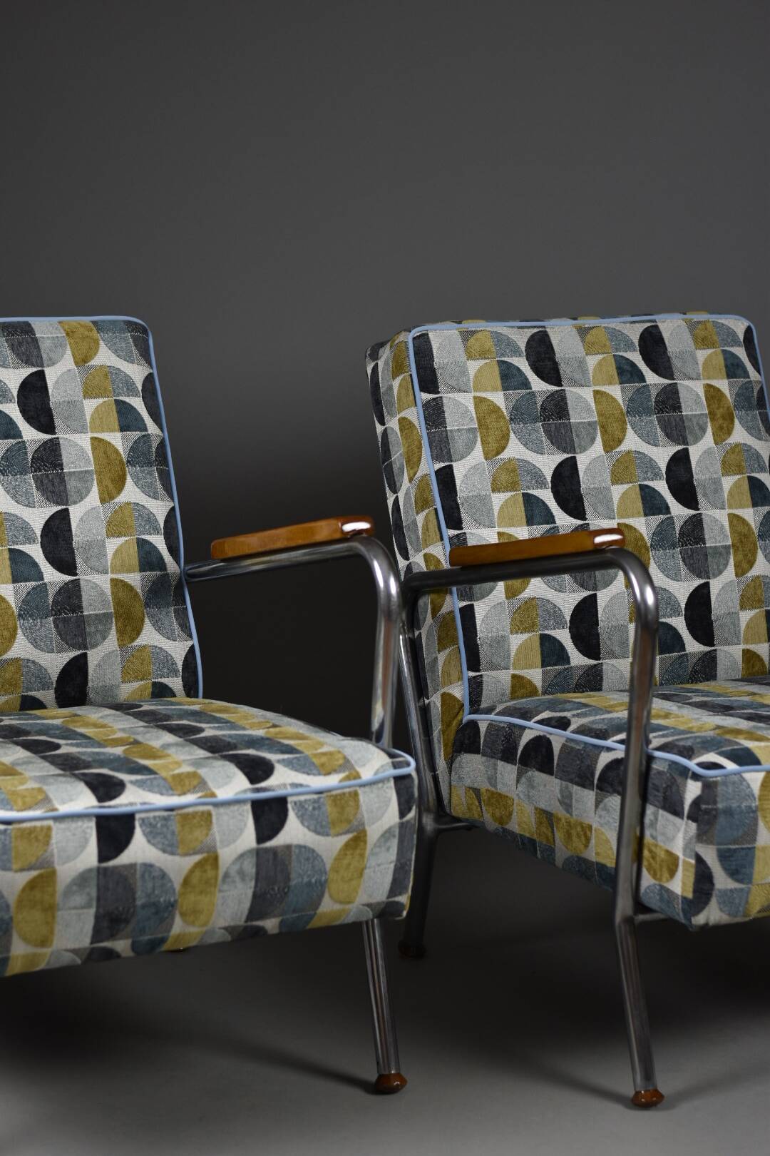 Paire de fauteuils Bauhaus, années 1950, Pologne