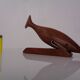 Danish Teak Shark with Stand, 1960s