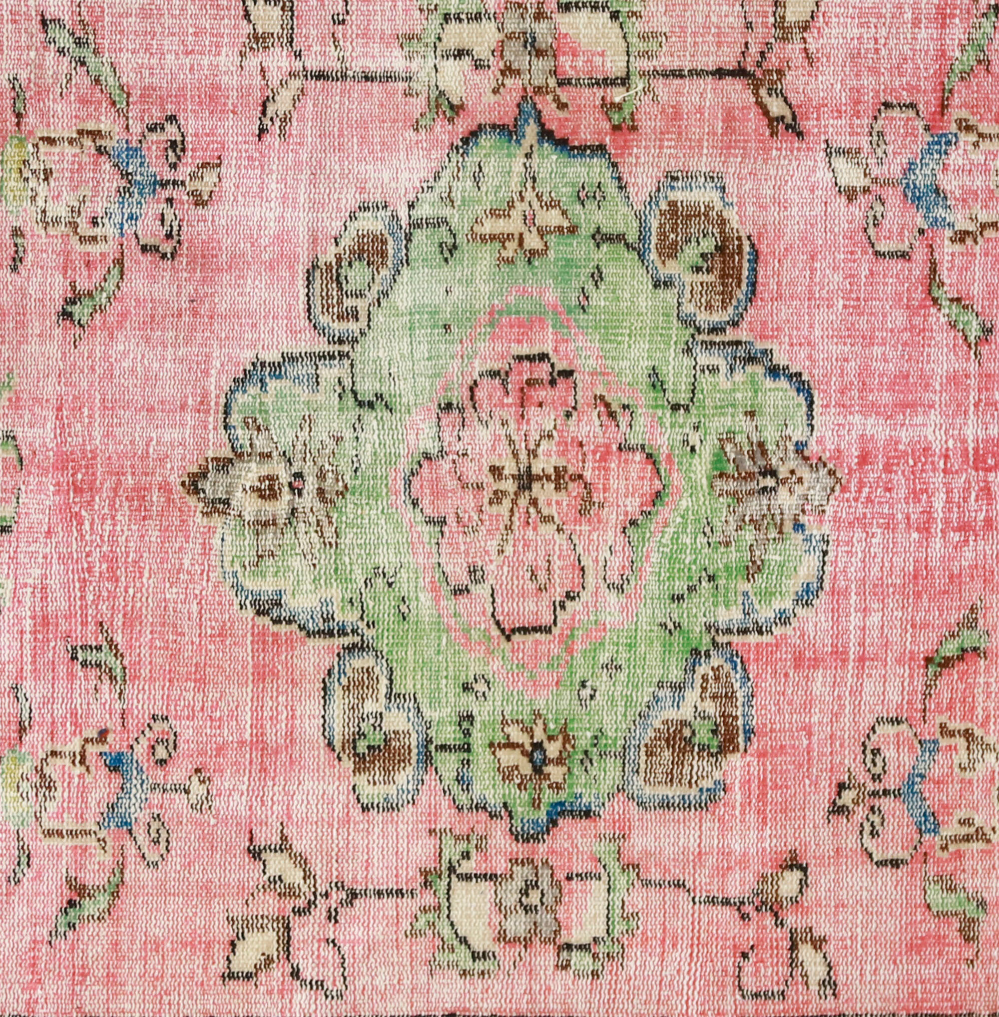 Anatolian handmade vintage rug 257 cm x 151 cm