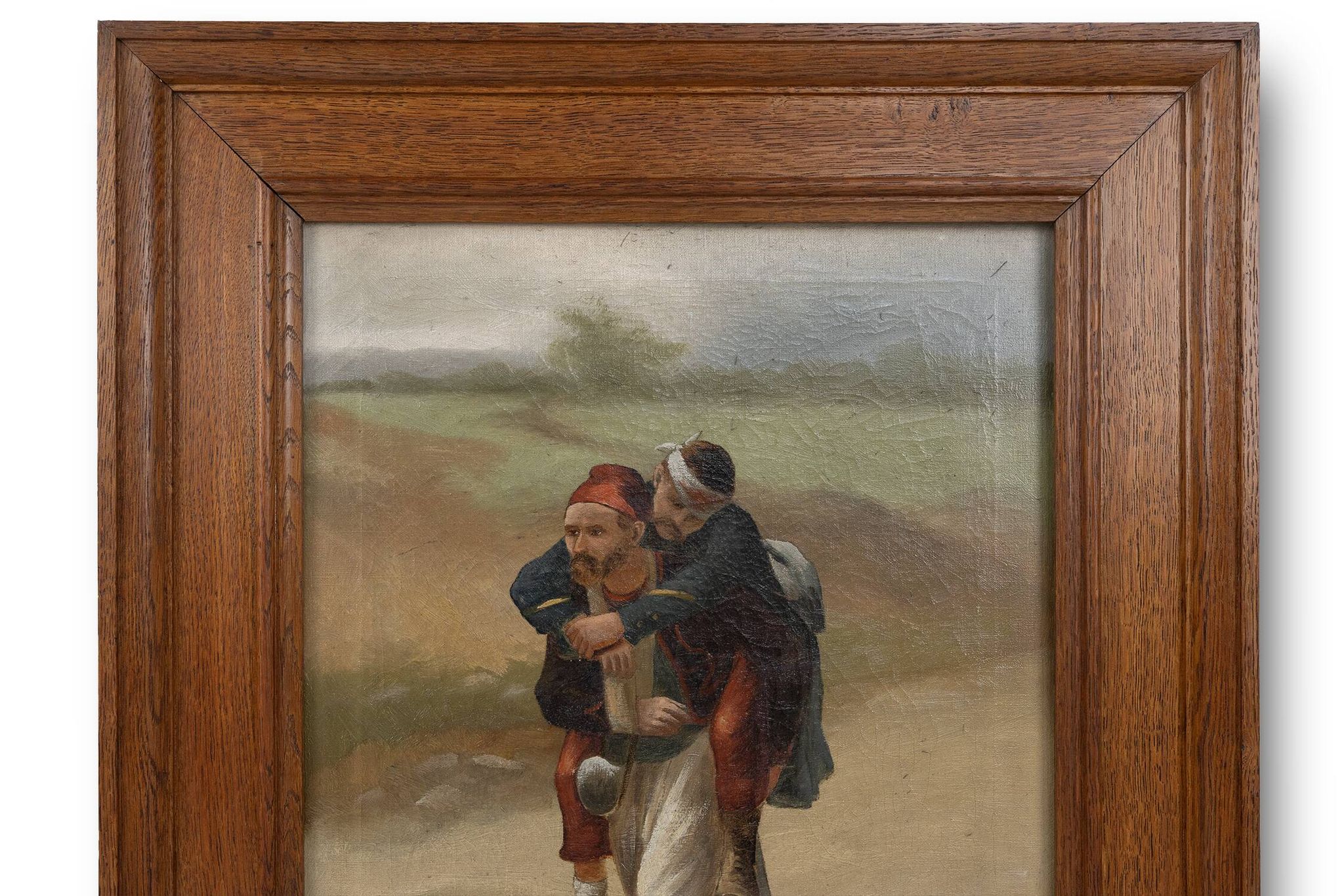French oil painting in the style of Paul Louis Narcisse Grolleron, ca. 1900
