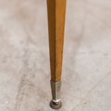 Armchairs / chairs in black skaï "emelinne"