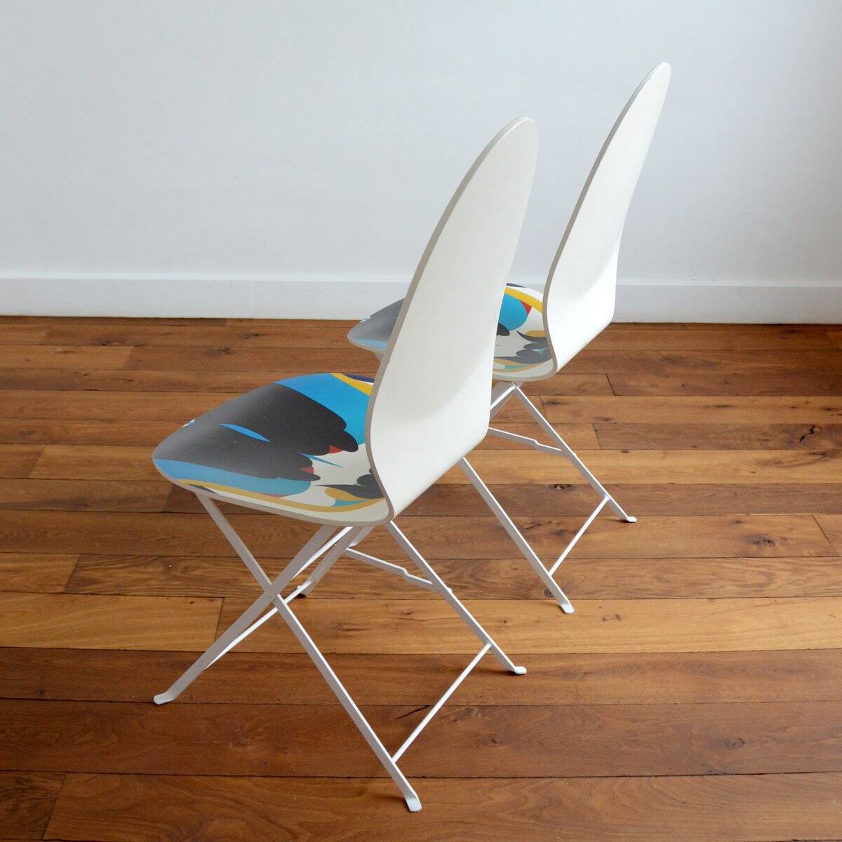 Set of 2 Haute Couture chairs Moon Series by Christian Lacroix vintage