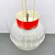 1960's Glass & Metal Pendant, Czechoslovakia