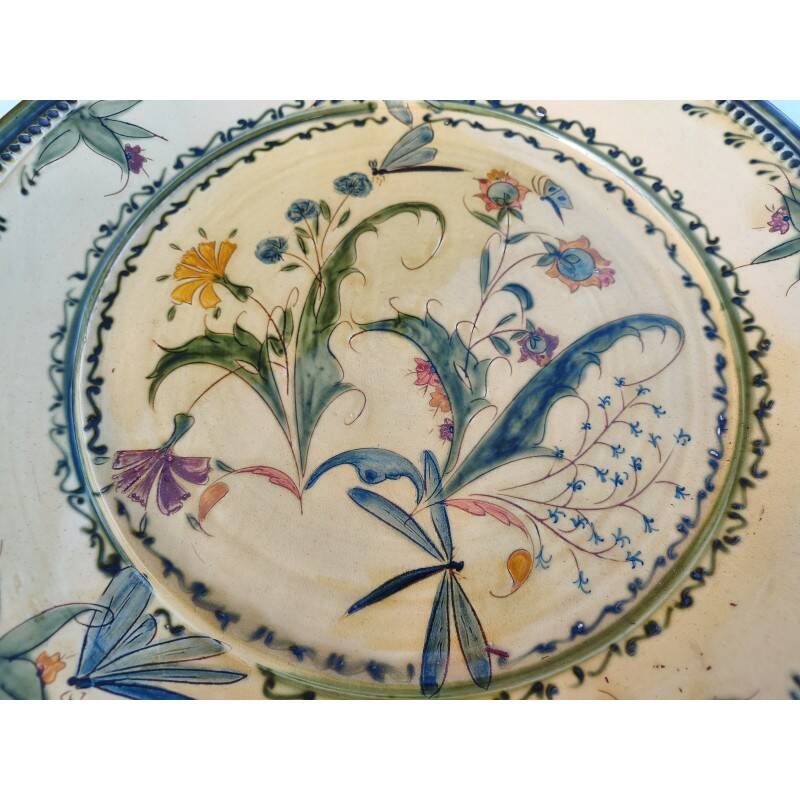Glazed stoneware dish from St Jean de Fos