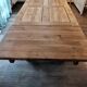 Solid oak farmhouse table