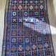 Tapis berbère en laine bleu majorelle