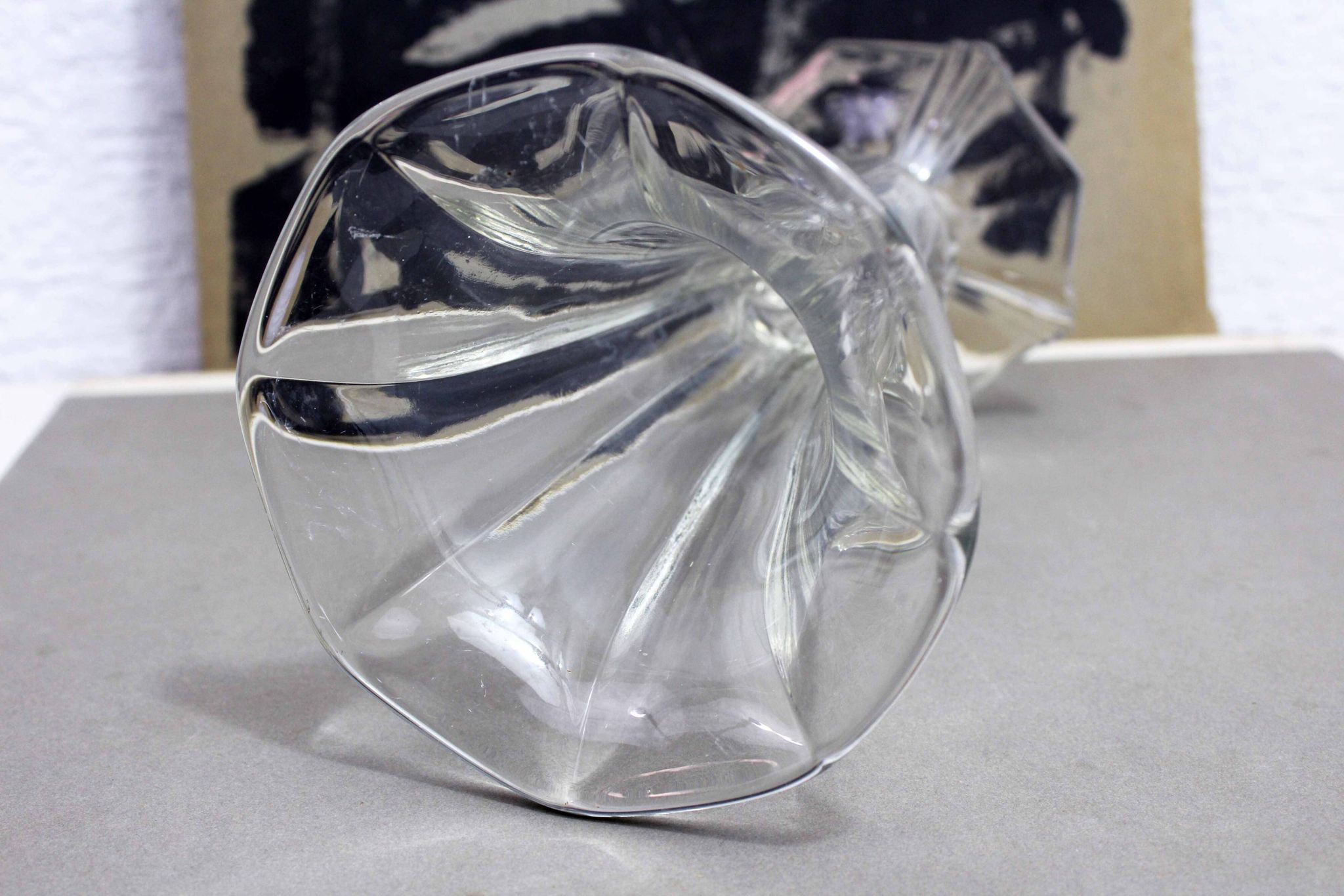 Vase Art Deco en verre