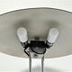 Aluminor lamp chrome metal and matt black design 80s