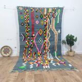 Azilal Berber rug in handmade wool 263 X 150 CM