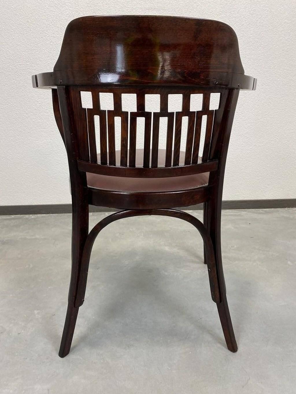 Office chair no. 714 by Otto Wagner for J.J. Kohn