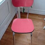 Red formica chair