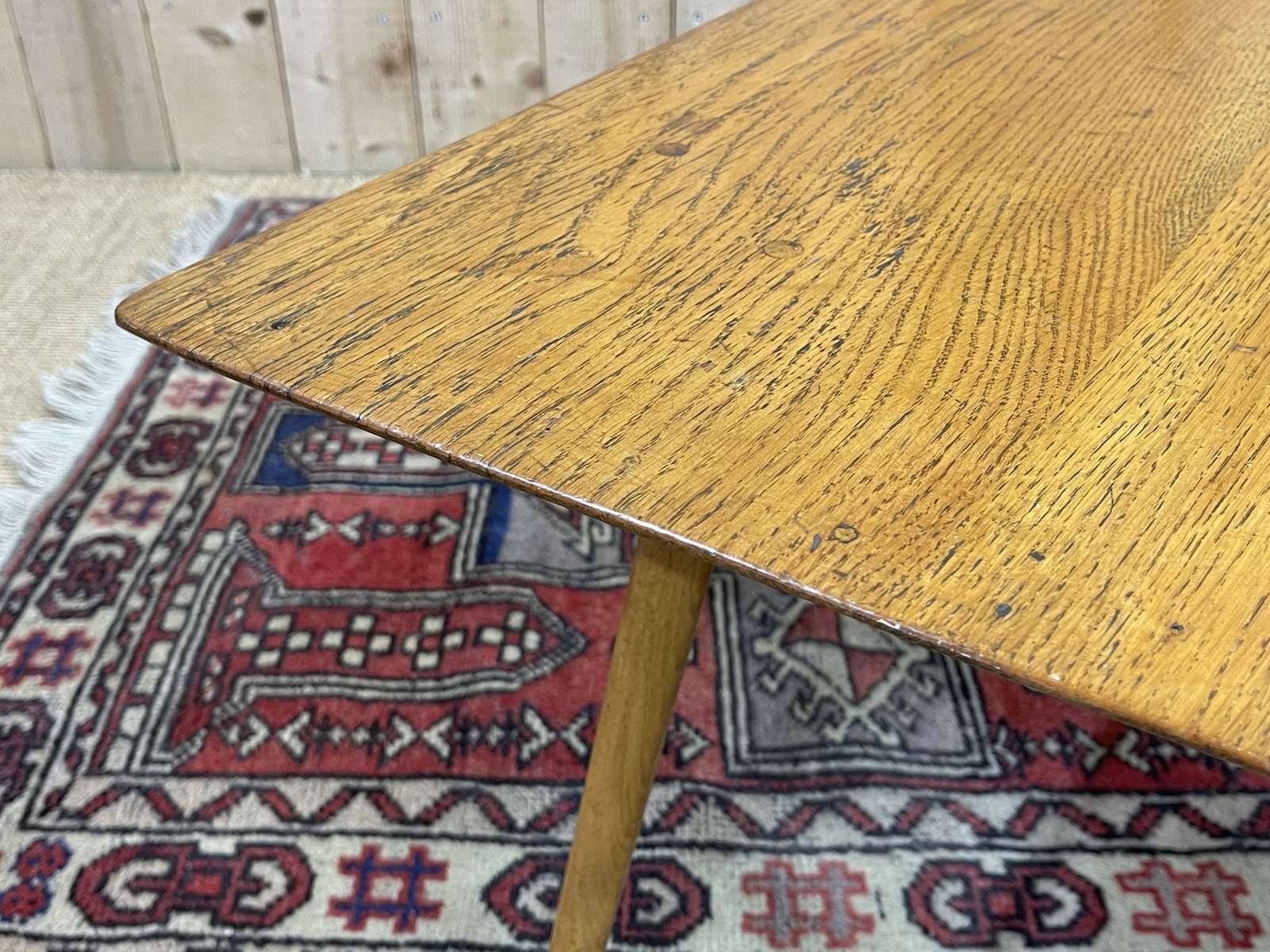 Oak coffee table from the 70s