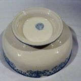 Old salad bowl Boulenger Choisy Le Roi earthenware art Moustiers
