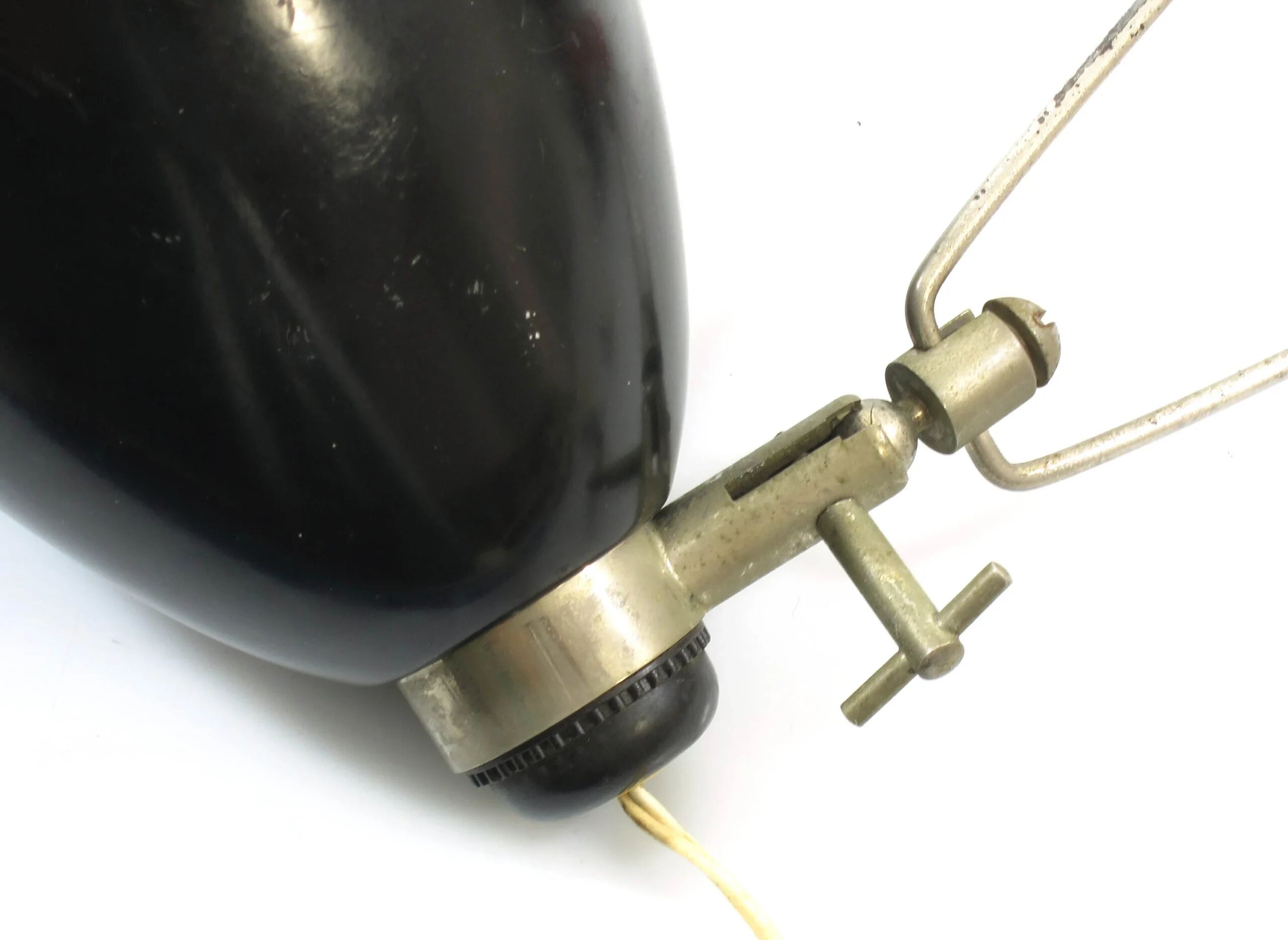 Set of two HALA clamp lamps from the 1950s, Dutch design.