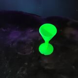 Green standing opaline crystal