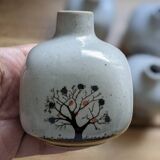 Set of 4 stoneware room fragrance diffusers