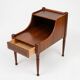 Pair of vintage Danish Scandinavian bedside tables in mahogany – 1950s