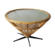 Table basse en rotin