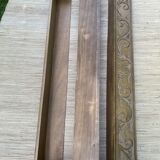 Old wooden curtain cover