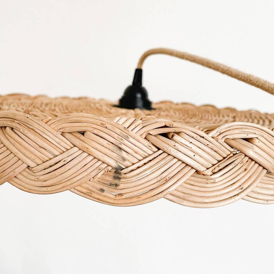 Rattan pendant light