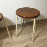 Pair of industrial stools