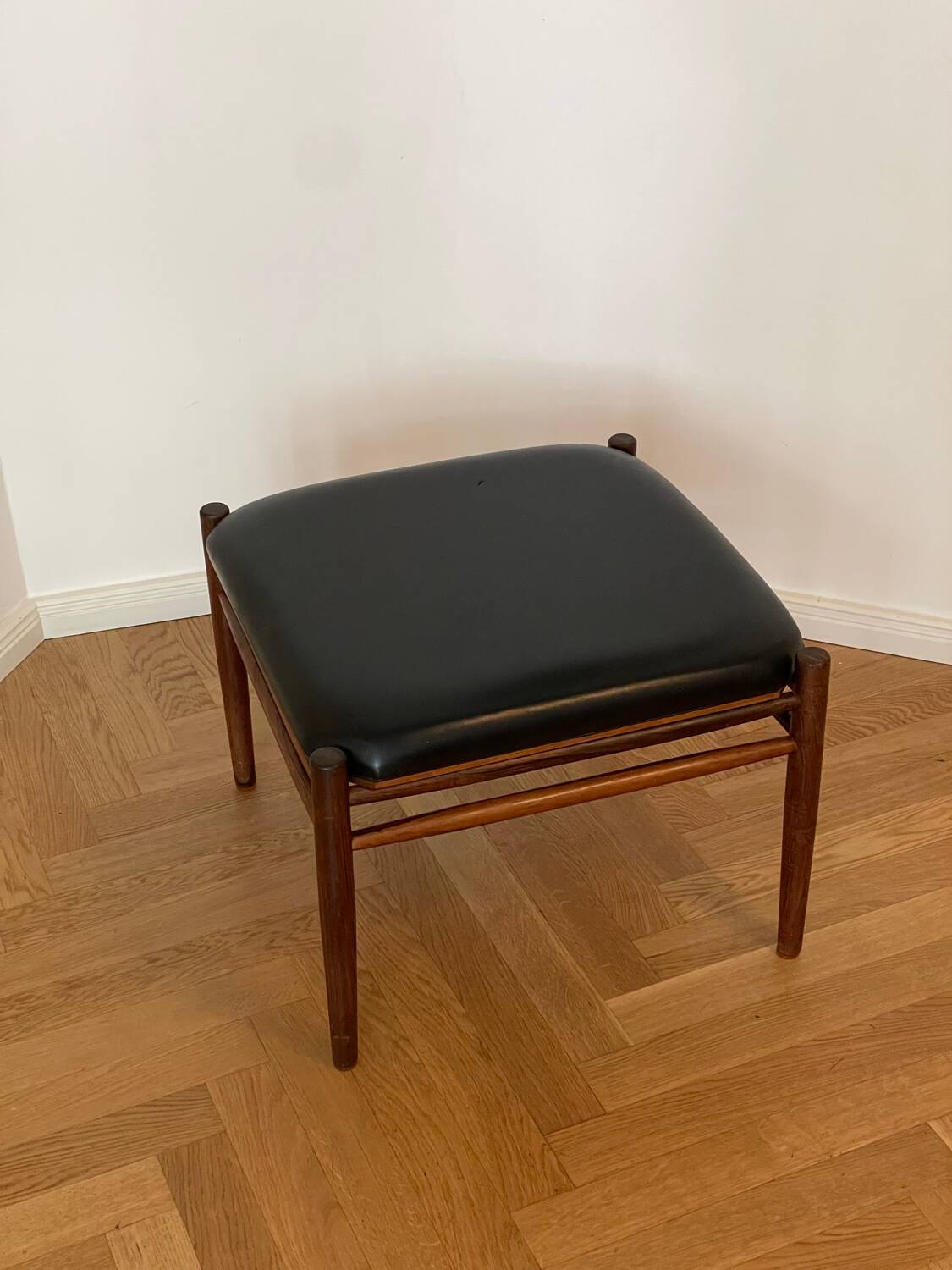 Danish Palisander Stool Ottoman MidCentury 1960s