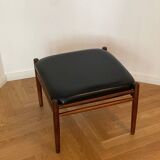 Tabouret, ottoman danois en palissandre 1960