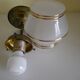 Suspension brass and opaline Netherlands 1960s-1970s