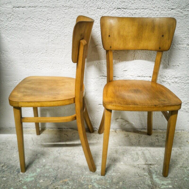 Pair of Thonet bistro chairs