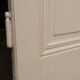 Glass communication door h221.5x90cm old 4 panes without interior glazing