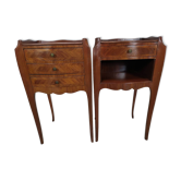 Paire de chevets marqueterie