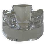 Bougeoir en Verre Brutaliste